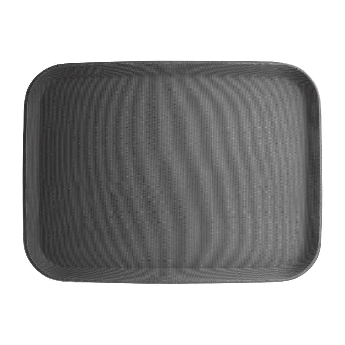 Kristallon C560 Rectangular Anti-Slip Tray, Plastic, Black, 15x20"