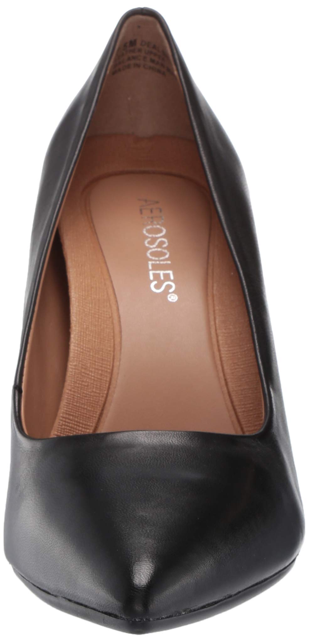 Aerosoles Women's Shipmate Pump, Black Leather, 9.5 - Image 5