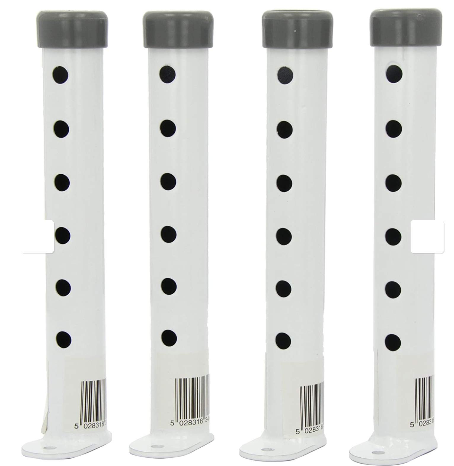 Homecraft Fixing Feet for Bariatric Steel Adjustable Toilet Surround, Anchors Feet of Toilet Surround to Floor, Aid for Elderly, Handicapped, and Disabled users, (Eligible for VAT Relief in the UK)