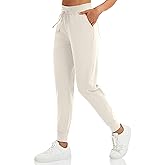 VOOVEEYA Women's Yoga Joggers Pants Stretchy Sweatpants with Pockets High Waist for Workout, Running, Lounge, Travel