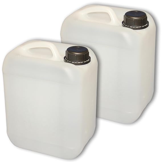 2 x 5l Leerkanister Neu mit Sicherheitsverschluss - Lebensmittelecht