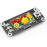 1.3inch OLED Display HAT for Raspberry Pi, 128&times;64 SH1106 Screen Module with Joystick &amp; Buttons, SPI/I2C Switchable Interface, Compact GPIO Expansion Board for DIY Projects