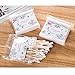 Sealive 400pcs Wooden Cotton Swab Sticks Kit - Includes Short and Long Cotton Swabs For Cotton Pads And Rounds - Cotton Tipped Applicator Sticks With Handles For Gun jewelry Makeup Ear Cleaning