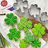 3-Piece Shamrock Cookie Cutter Set with Recipe