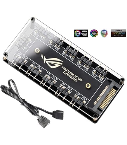 Répartiteur Cooler Master 1 à 3 A-RGB 3 broches