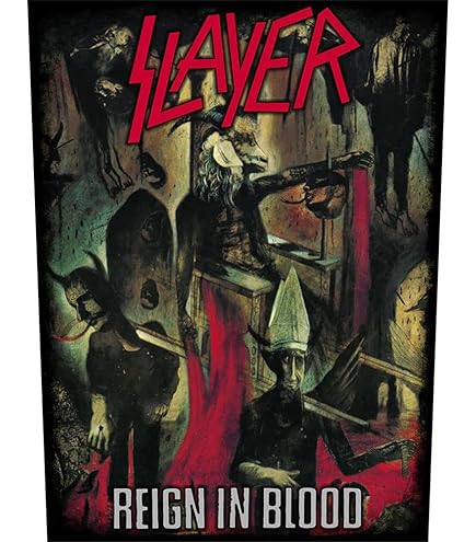 Amazon.com: XLG Slayer Hell Awaits Back Patch Thrash Metal