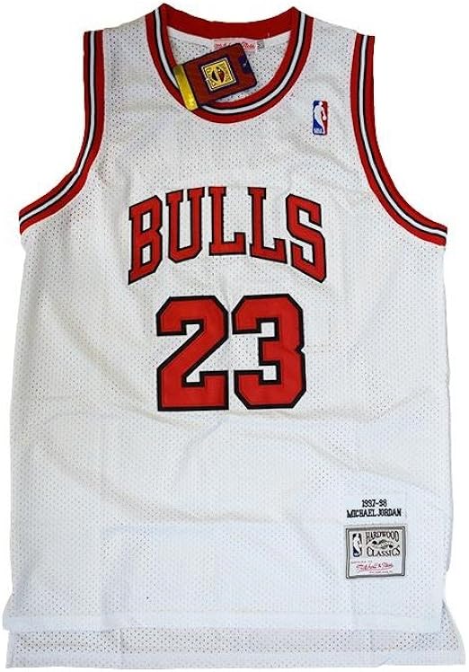 camiseta bulls 23 blanca