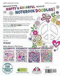 Notebook Doodles Peace, Love, and Music: Color