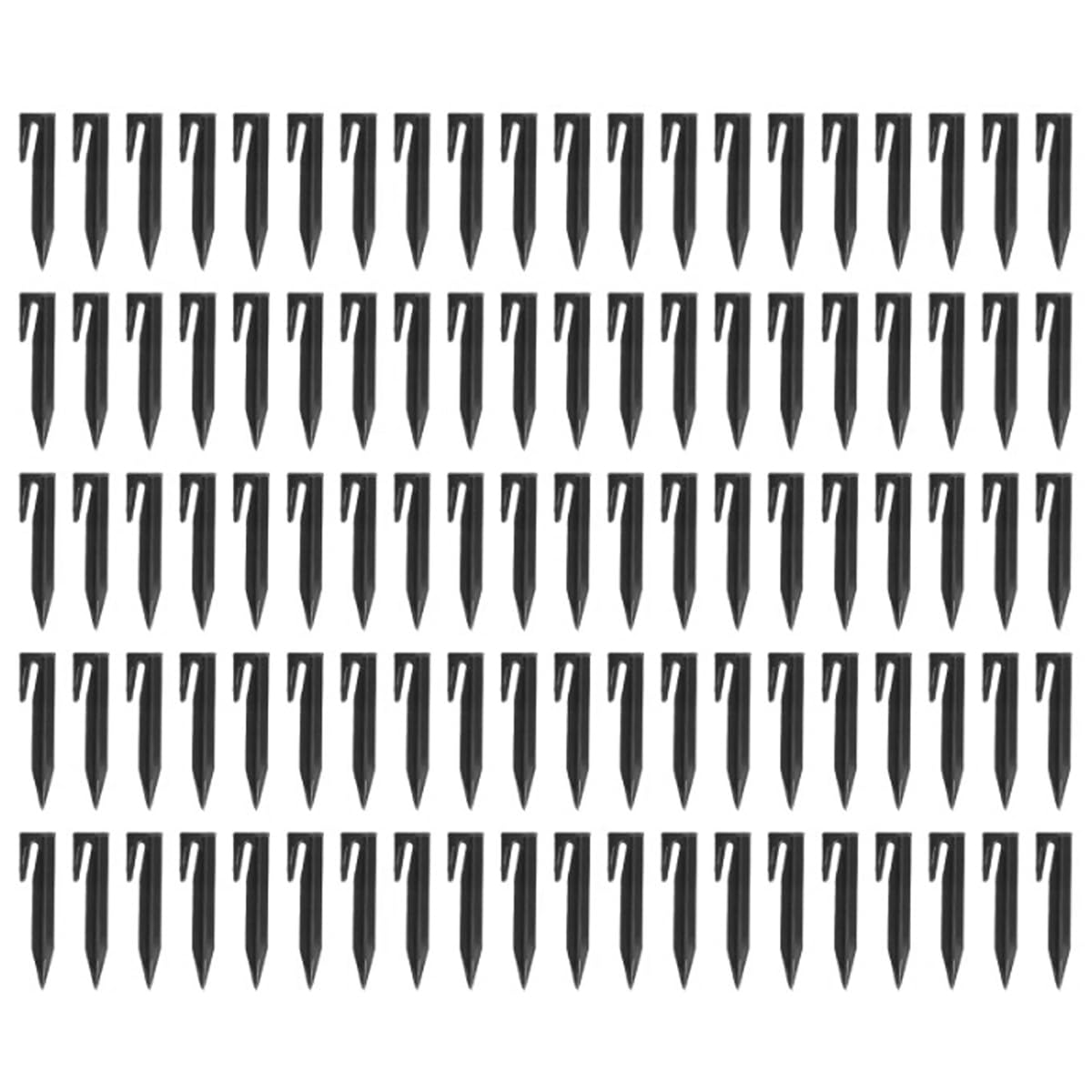 VOANZO 100Pcs Pegs for Robotic Lawnmower Boundary Cables, Ground Anchor, Ground Hooks,Hooks for Robotic Lawnmowers, Boundary Cable.