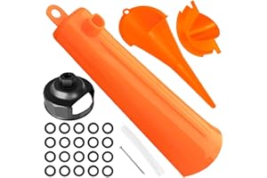 SHONEE Oil Change Tool Kit for Harley Davidson Accessories,Oil Filter Wrench,Crankcase Fill Tool,Primary Case Funnel,Drip-Free Oil Filter Funnel,20PCS O-Rings