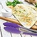 ChefStir Kitchen Tongs with Non Stick Silicone Tips – Stainless Steel, Heavy Duty, Multipurpose Set of 3 – 7, 9, 12 Inch – for Cooking, Baking and Grilling - Purple