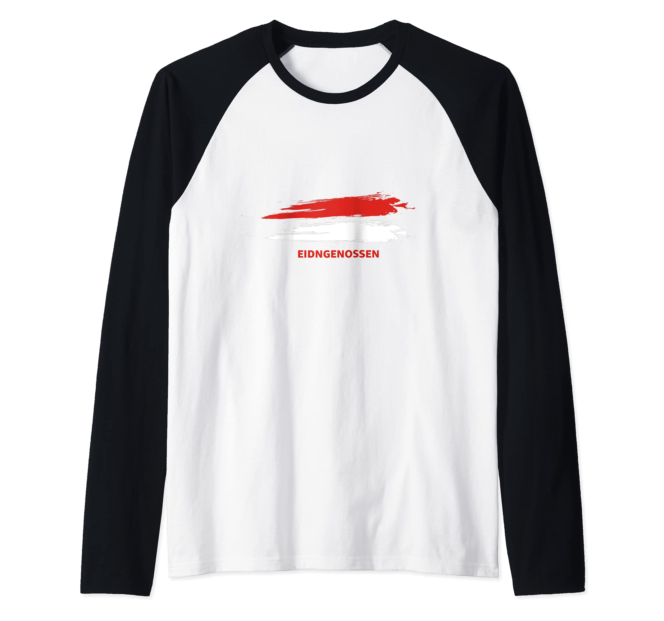 Flag Swiss Raglan Baseball Tee