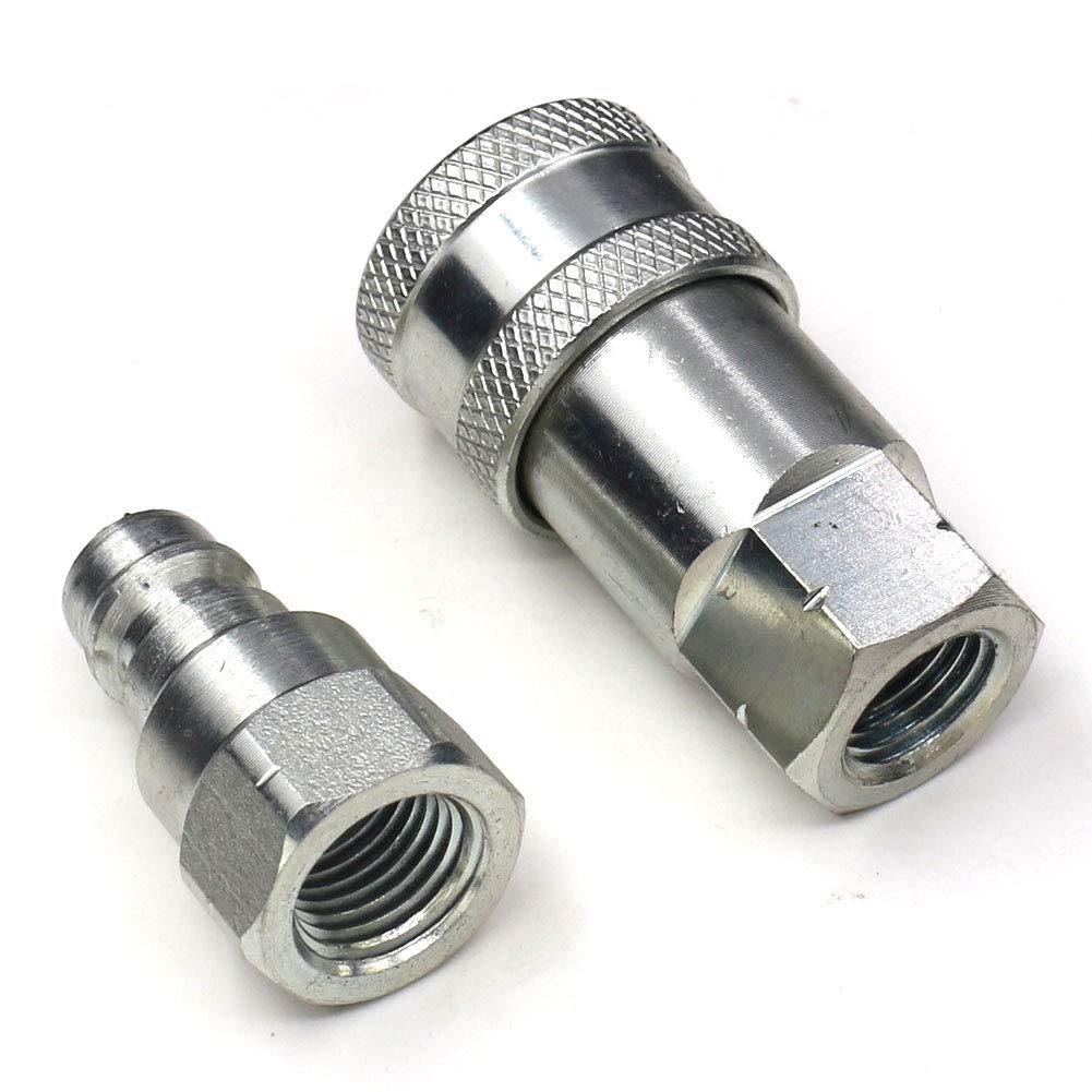 Hydraulic Quick Connect Coupler 1/4" NPT,CEKER ISO 7241-A Tractor Couplers Hydraulic Coupling