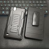 Xperia C4 Case, FRKJ® Black Advanced Armor Hard Hybrid Military Case Cover For Sony Xperia C4 E5333 E5306 E5303 E5353 E5343 E5363