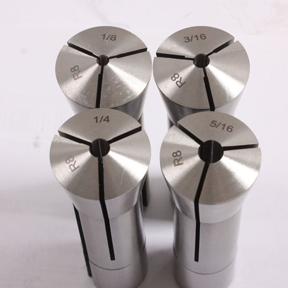 13pcs Precision R8 Collets Set 1/8 7/8" Mill Chuck Holder for