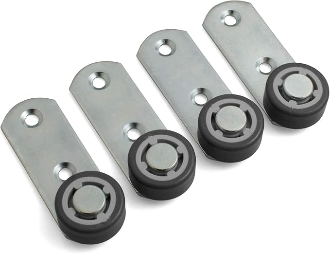 Design61 4 bouchons filetés pour tubes carrés en zinc moulé sous