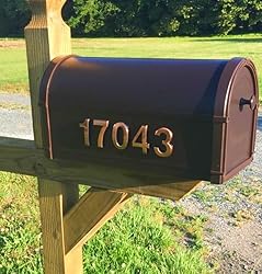 HopeWan 4in Mailbox Numbers #1, Self Adhesive House
