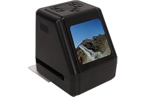 Mobile Film Scanner, 12MP Film Scanner with 2 in LCD Screen, Converts Film and Slides Into Digital Photos, for 135, 126KPK, 1