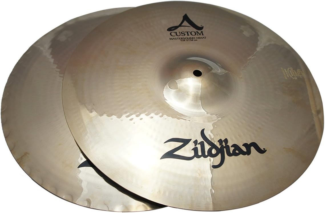 Zildjian 15" A Custom Mastersound Hi Hats in Pair - HiHat Drumset Cymbals A20553 - Lightly Used