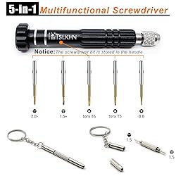 PTSLKHN Eyeglass Repair Kit, 5-in-1 Multifunctional