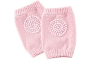 N-K Baby Knee Pads Soft Cotton Breathable Toddler Knee Protective (1Pcs, Pink) Practical, Durable