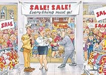 Jumbo Wasgij Mystery 7 Everything Must Go! 1000 Piece Puzzle by Jumbo