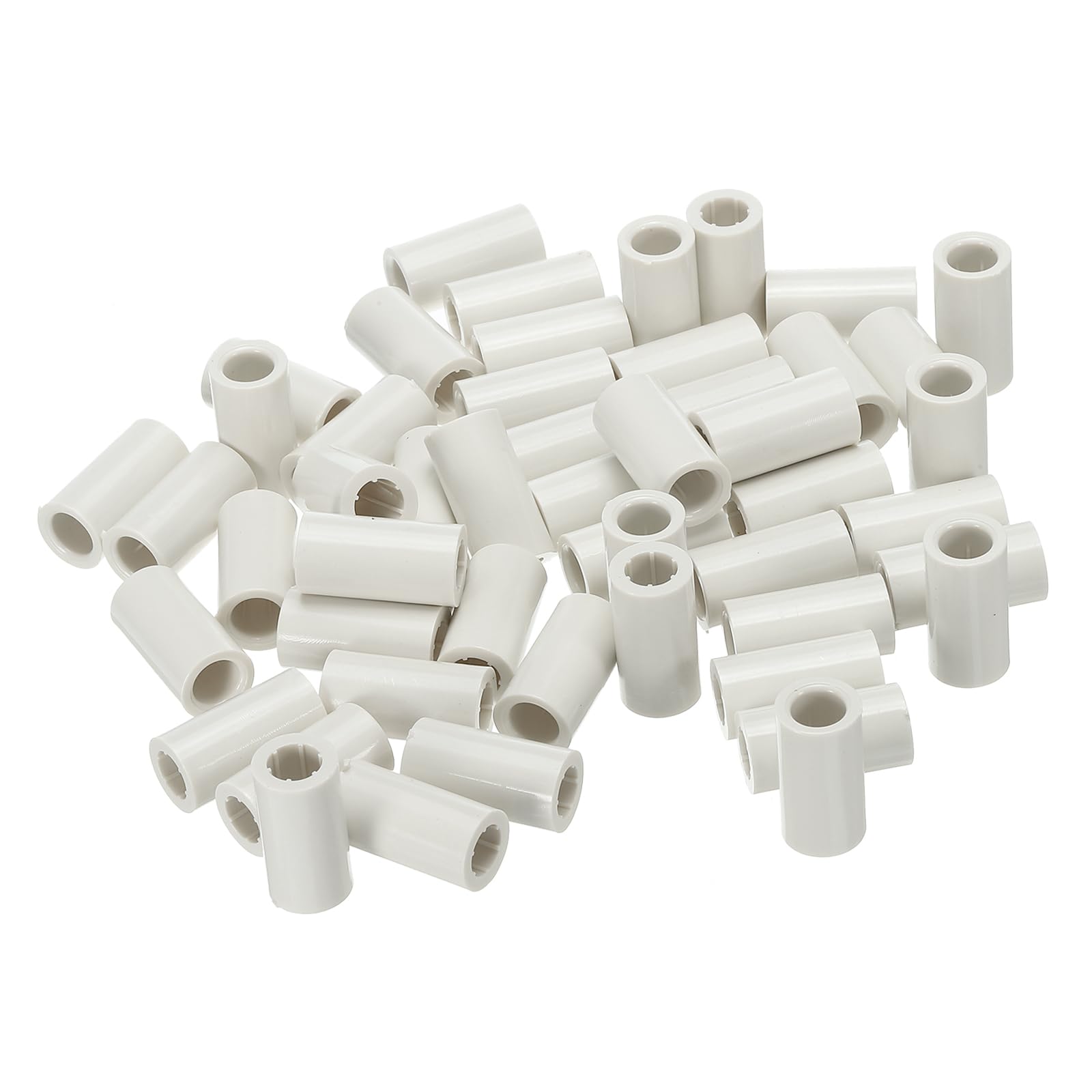 PATIKIL 13x25mm Pool Cue Ferrules, 40 Pack Billiard Cue Ferrules Slip on Snooker Pool Stick Tips Replacement Accessories, White