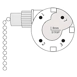 ZE-268S1 ZH 3 Speed 4 Wire Pull Chain Ceiling Fan