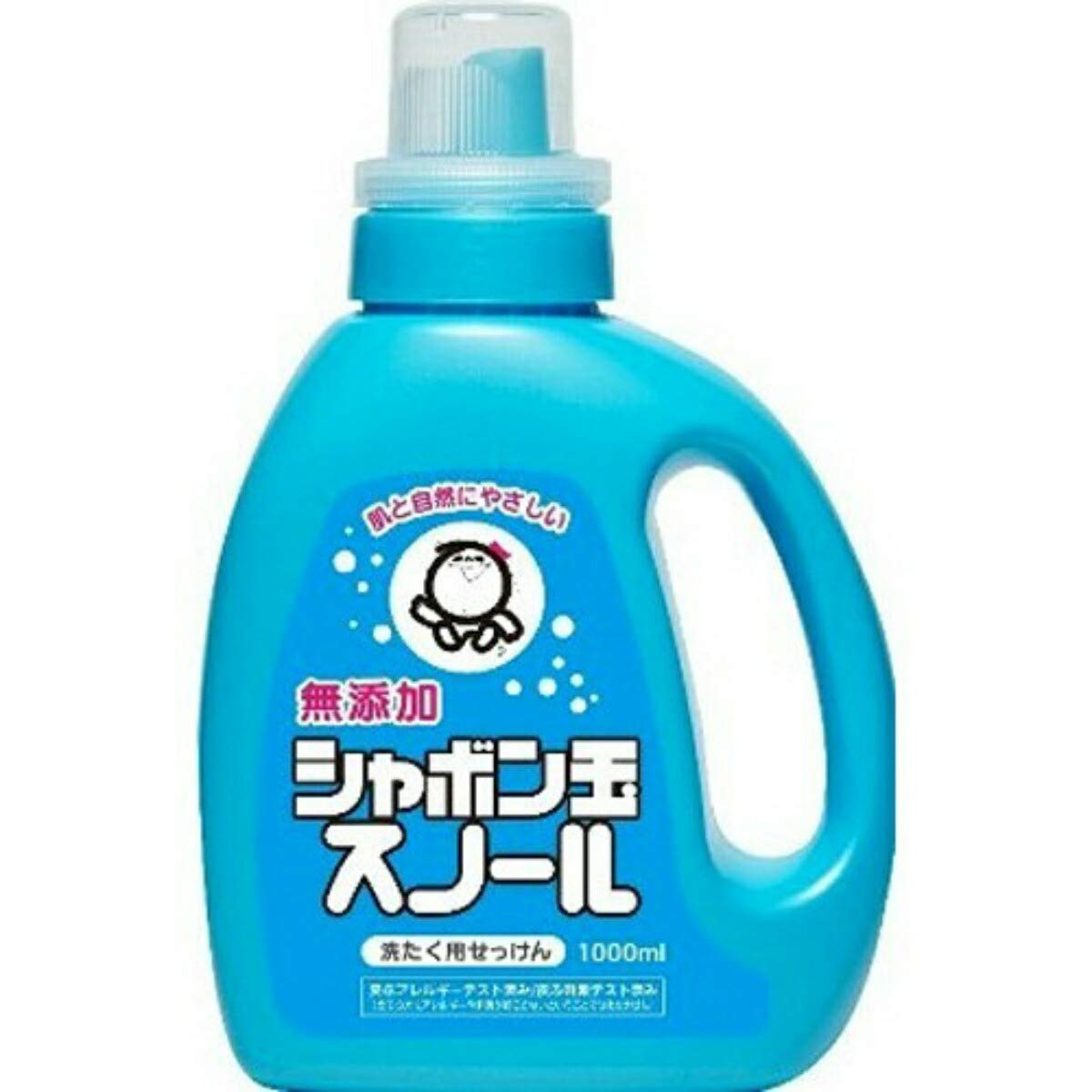 シャボン玉石けん　スノール　本体　1000mL　無添加石けん　衣料用液体石けん　日本アトピー協会推薦品　　柔軟剤不要商品画像