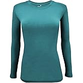 Natural Uniforms Women's Under Scrub Tee Crew Neck Long Sleeve T-Shirt