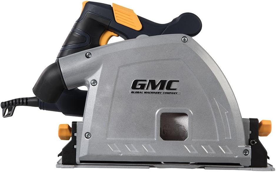 GMC 336282 1400W 165 mm Plunge Saw and Track Kit GTS165 UK, Silver - Image 3