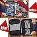 Gonex Packing Cubes for suitcase, 9 Set Lightweight Travel Luggage Packing Organizers with Laundry Bags Travel Essentials Travel Bags for Carry on Suitcases