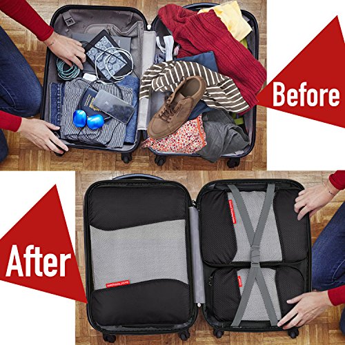 Gonex Packing Cubes for suitcase, 9 Set Lightweight Travel Luggage