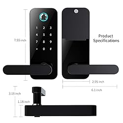 COOLOUS Keypad Smart Door Lock with Handle Keyless