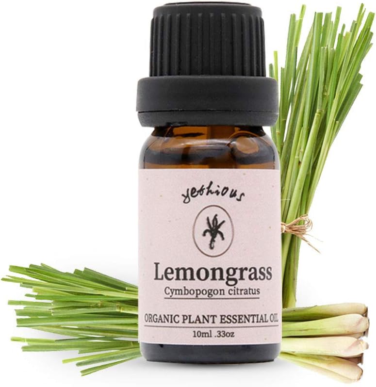 yethious レモングラス エッセンシャルオイル 100％ ピュア精油 ナチュラル ディフューザー用 マッサージ用 アロマ テラピー（10ml）