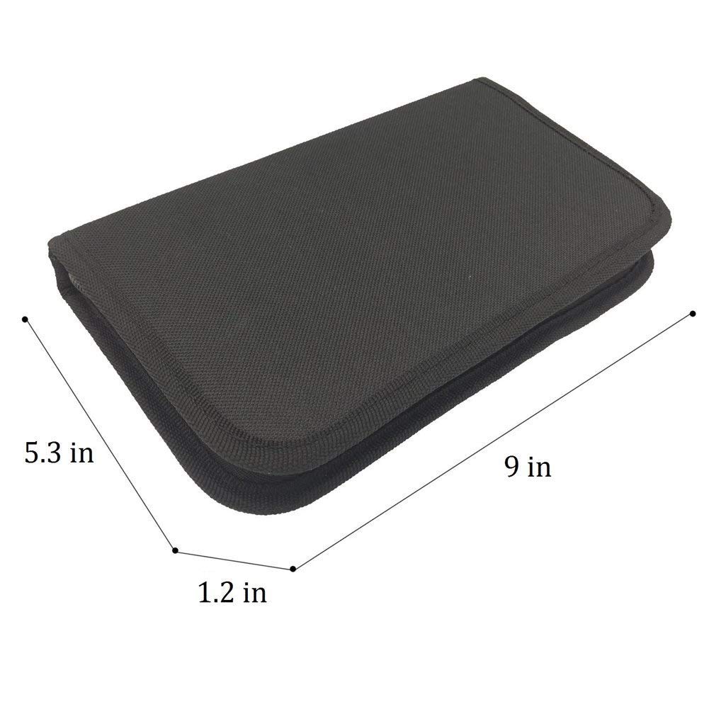 Queta Legno di Argilla per Carving Set, Kit di Strumenti di Modellazione di Argilla Scultura in Ceramica con Tela con Cerniera Storage Case (14pcs)