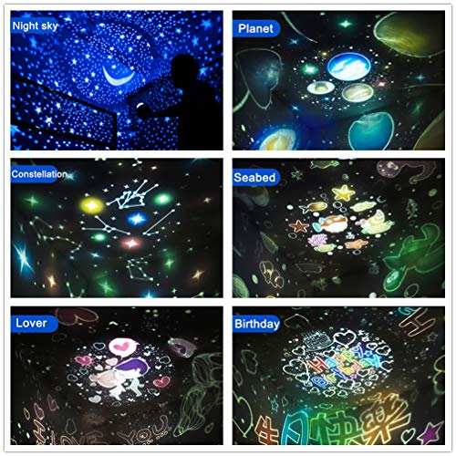 61vpJhSwG8L WINICE Remote Control and Timer Design Seabed Starry Sky Rotating LED Star Projector for Bedroom, Night Light for Kids… - Image 3