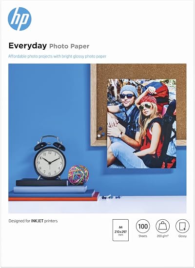 HP Everyday Photo Paper Glossy A4 100 sheets 200 g/m2 Q2510A