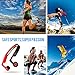 Bone Conduction Headphones, JUHALL Bluetooth V4.2 Earphones Wireless Sports Headset Built-in Mic Sweatproof for iPhone, Android, Other Bluetooth Enabled Devices (Red)