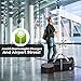 bago 7 Pcs Packing Cubes for Travel - 4 Travel Packing Cubes for Suitcases with 3 ZipLock Bags - Luggage Organizer Bags to Get Maximum Storage, Save Time & Effort to Pack (Gray)