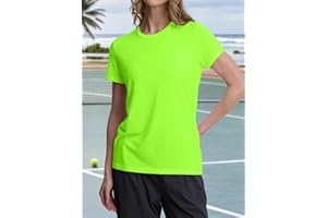 Womens Quick Dry Athletic T Shirt Breathable Workout Top for Running Gym Yoga Fitness Daily Wear