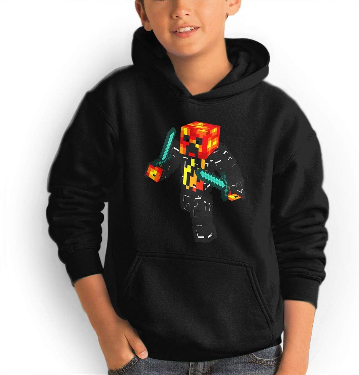 Teen Fashion Hoodie Hooded Sweatshirt Pocket Youth Boys Girls Sweaters,Preston-Playz