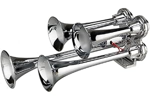 Wolo (853) Philly Express Truck Train Horn, Chrome