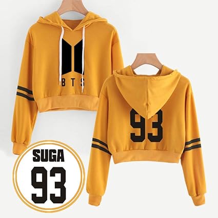 bts yellow hoodie