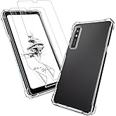 GEJEFA Crystal Clear Case for BOOX Palma 2/BOOX Palma 6.13 Inch with Screen Protector, [Anti-Scratch][Anti-Yellowing] Transpa