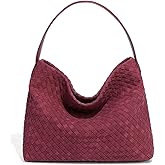 Luxury Suede Woven Hobo Bag Trendy Suede Tote Bags For Women Women’s Shoulder Purse For Travel Work Fall Winter 2025