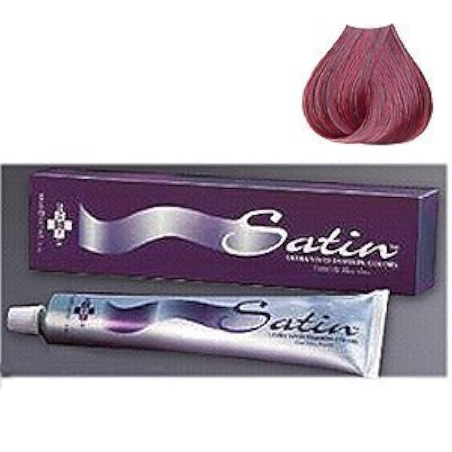 SATIN Hair Color Red Series 4MR Red Mahogany Chestnut 3 oz SAT2203