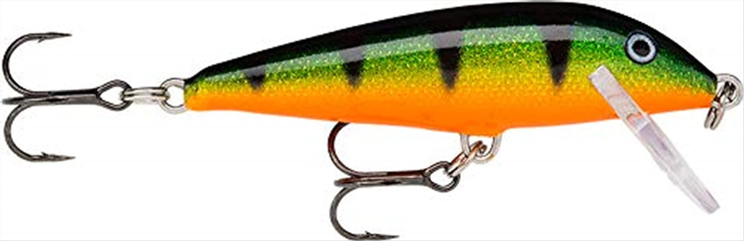 Rapala CountDown Lure with Two No. 10 Hooks, 0.9-1.8 m Swimming Depth, 5 cm Size, Legendary Perch