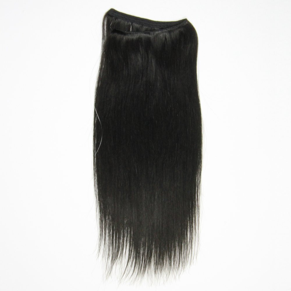 I&K 18” Onepiece QuickFit 100% Human Hair Extensions #1B-Natural Black 18 inches — image 1