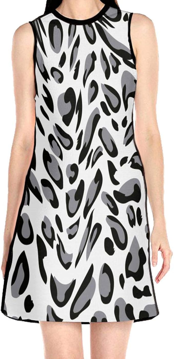 leopard skin shirt dress